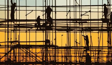 İnşaat maliyet endeksi yıllık yüzde 38,93 yükseldi