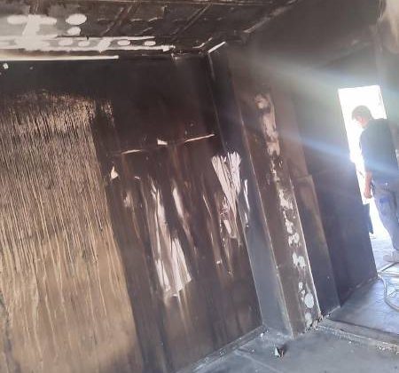 Kahta’da çıkan yangın evi küle çevirdi