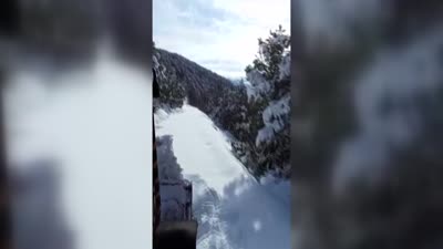 Kar nedeniyle yaylalarda mahsur kalan 6 kişi kurtarıldı