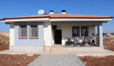 Kilis’te depremin ardından inşa edilen köy evlerinde yaşam başladı
