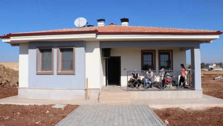 Kilis’te depremin ardından inşa edilen köy evlerinde yaşam başladı