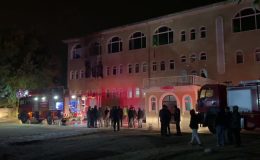 Kur’an kursu yatakhanesindeki yangın kısa sürede söndürüldü