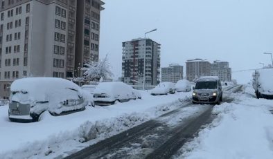 Malatya’da kar yağışı hayatı etkiledi