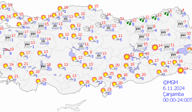 Diyarbakır’da hava açık, sıcaklık 17 derece