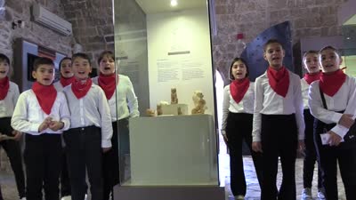 Öğrencilerden kültür varlığı kaçakçılığına dikkat çeken klip