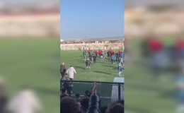 Okullar arası futbol turnuvasının ödül töreninde kavga çıktı