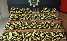 Pamuk yüklü tırda 55 kilo skunk ele geçirildi