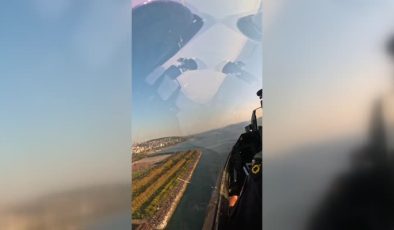 SOLOTÜRK’ün Cumhuriyet Bayramı’nda İstanbul’a yaptığı gösteri uçuşunun kokpit görüntüleri paylaşıldı