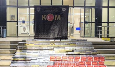Şanlıurfa’da 8 bin paket kaçak sigara ele geçirildi