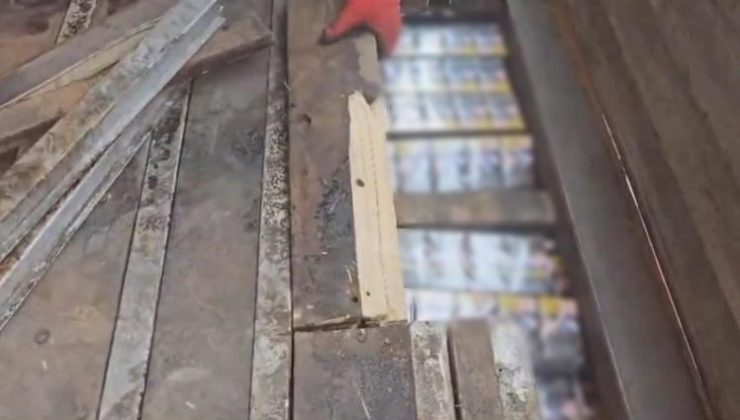 Şanlıurfa’da tırda 4 bin 200 paket kaçak sigara ele geçirildi