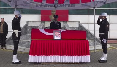 Şehit polis memuru Lütfü Beykoz için İl Emniyet Müdürlüğü’nde uğurlama töreni düzenlendi