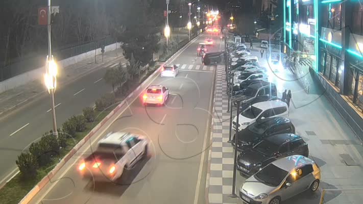 Siirt’te trafik kazaları emniyetin güvenlik kameralarında