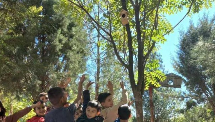 Silvan’da kuş yuvalarıyla ekosisteme anlamlı katkı