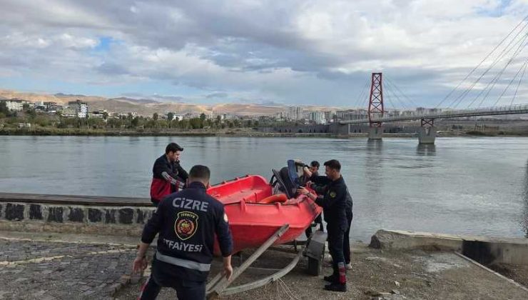 Şırnak’ta kaybolan genç Dicle Nehri’nde aranıyor