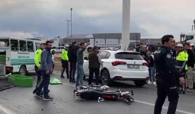 Tırla çarpışan motosikletin sürücüsü öldü