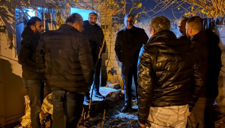 Konteynırda yaşayan depremzede aileye belediye yetkilileri sahip çıktı