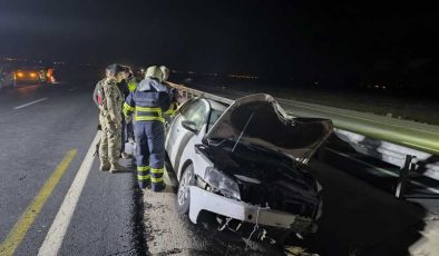 Mardin’de yoldaki lastiği kaldırmak isteyen sürücü otomobilin çarpması sonucu öldü