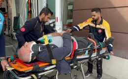 Otomobil ile motosiklet çarpıştı: 1 yaralı