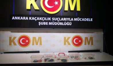 Ankara’ya 4 buçuk kilo kaçak altınla geldiler