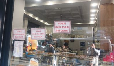 Dubai Çikolatasının ardından şimdi de Dubai Baklavası çılgınlığı!