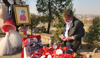 Sinema Sanatçısı ve Yönetmen Gani Rüzgar Şavata’dan Minik Narin’in Mezarına Anlamlı Ziyaret