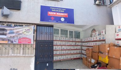Hayır marketleri aracılığı ile ihtiyaç sahiplerine ulaşılıyor