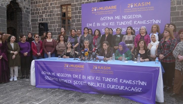 Belediye eş başkanları kadına yönelik şiddete karşı kampanya