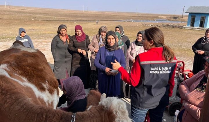 Kars’ta Büyükbaş Hayvancılık eğitimi verildi