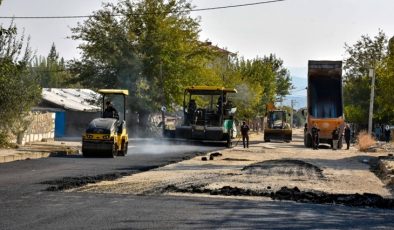 Lice ilçesinde asfalt çalışması başladı