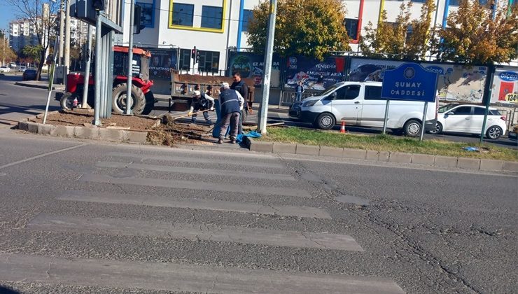 Refüjler temizleniyor