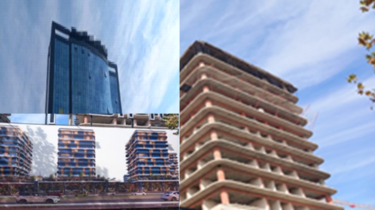 Plazalar dört biryanda yükseliyor
