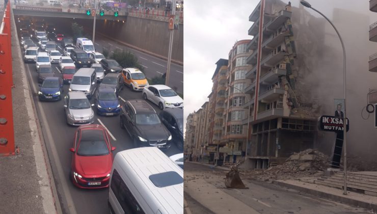 Diyarbakır’da yıkım trafiği felç etti