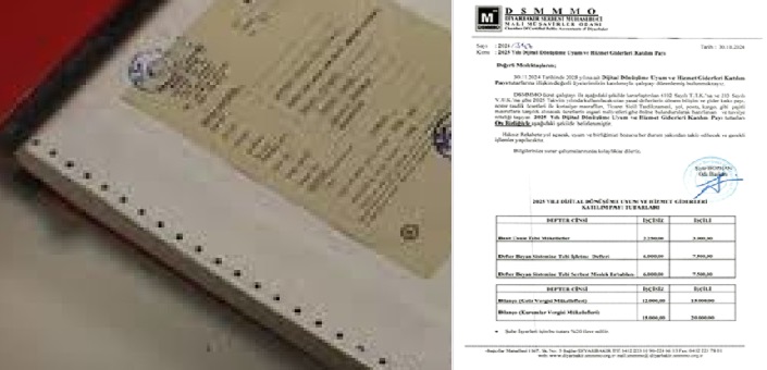 İşletmelerin 2025 yılı defter tasdik fiyatları belli oldu