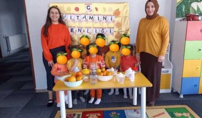 Diyadin’de miniklerle sağlıklı yaşam: C Vitamini Şenliği
