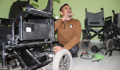 Cizre’de engellilere umut: Tekerlekli sandalye atölyesi