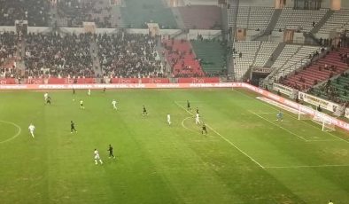 Amedspor ilk yarıyı önde kapattı: Traore’den erken gol
