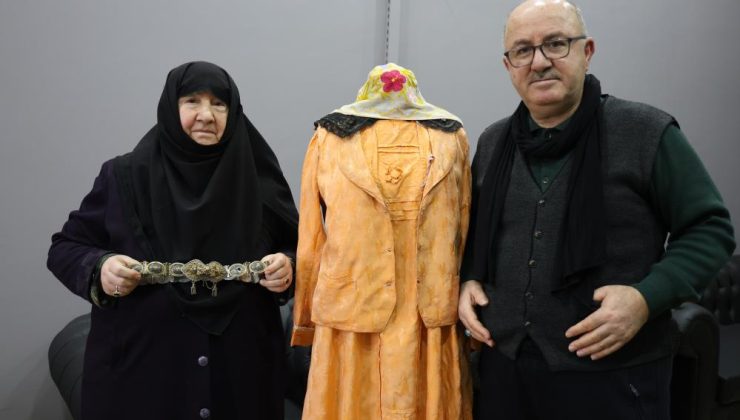 Asırlık gelinlik Kent Müzesi’nde sergileniyor