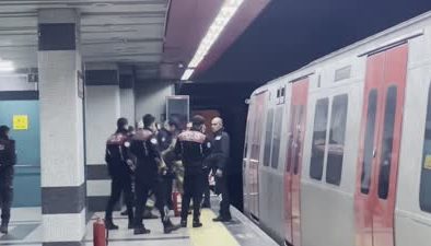 Batıkent metro istasyonunda yangın