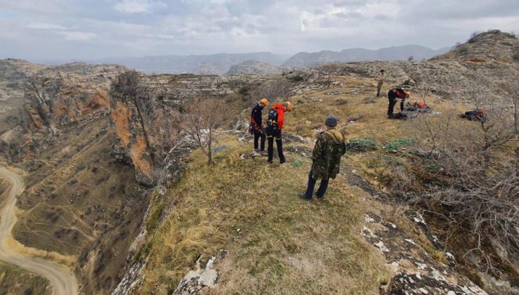 Batman’da bin 500 rakımda keçi kurtarma operasyonu