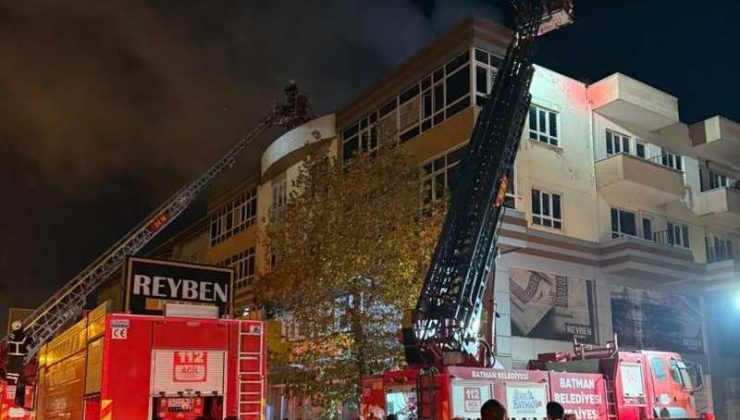 Batman’da tekstil atölyesinde çıkan yangın kontrol altına alındı
