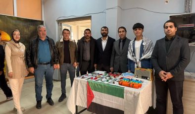 Dicle’de lise öğrencilerinden Filistin için anlamlı yardım etkinliği