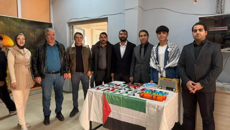 Dicle’de lise öğrencilerinden Filistin için anlamlı yardım etkinliği