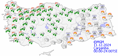 Diyarbakır: Parçalı bulutlu 10