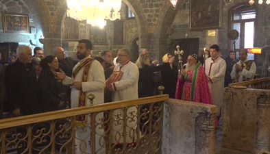 Diyarbakır Meryem Ana Kilisesi’nde Noel ayini gerçekleştirildi