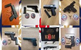 Elazığ’da ruhsatsız silah taşıyan 22 kişi yakalandı