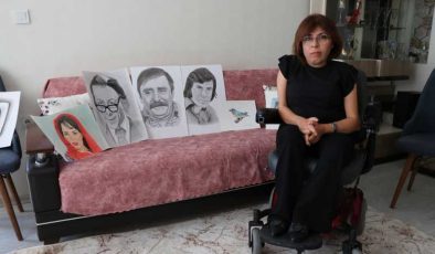 Engelli ressam Suna Çeliker, sanatını kazanca dönüştürüyor