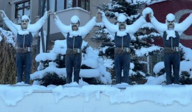 Erzurum’da soğuk hava hayatı olumsuz etkiliyor