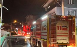 Ev sahibiyle tartışan kiracı evi ateşe verdi