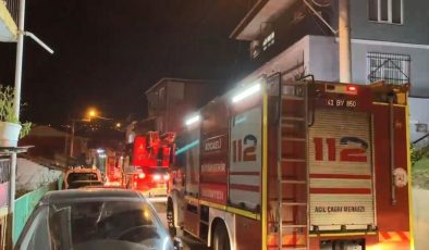 Ev sahibiyle tartışan kiracı evi ateşe verdi