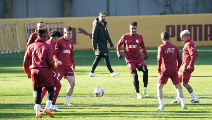 Galatasaray, Kayserispor maçı öncesi hazırlıkta